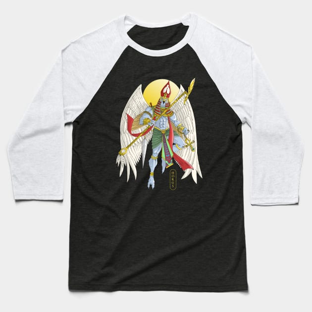 Horus Baseball T-Shirt by TomiAx